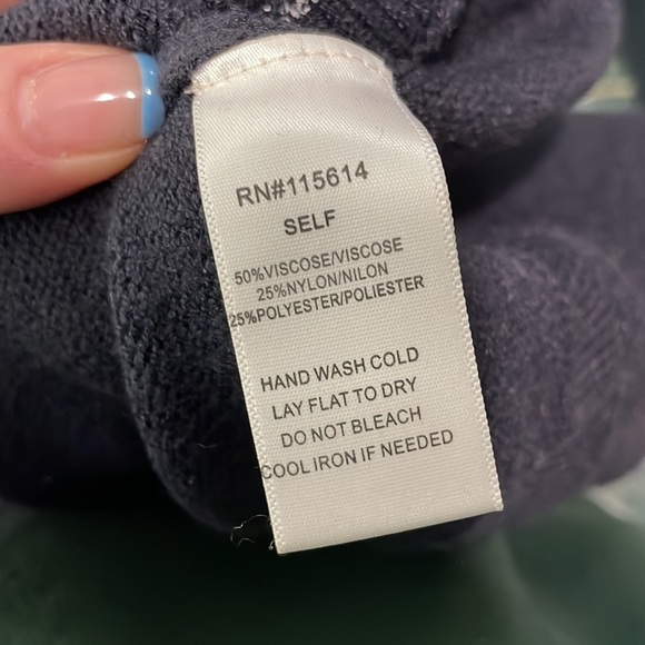 Jella C. Blue Sweater with Lacing - Picture 6 of 6